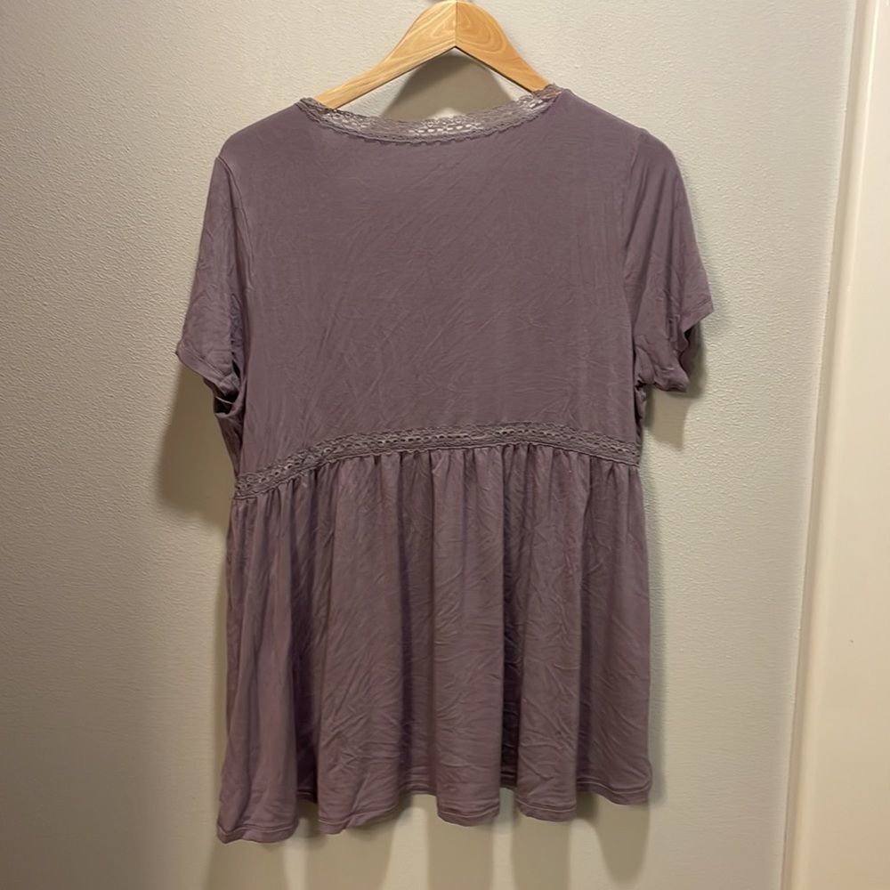 Torrid light purple super soft knit top - Picture 7 of 10